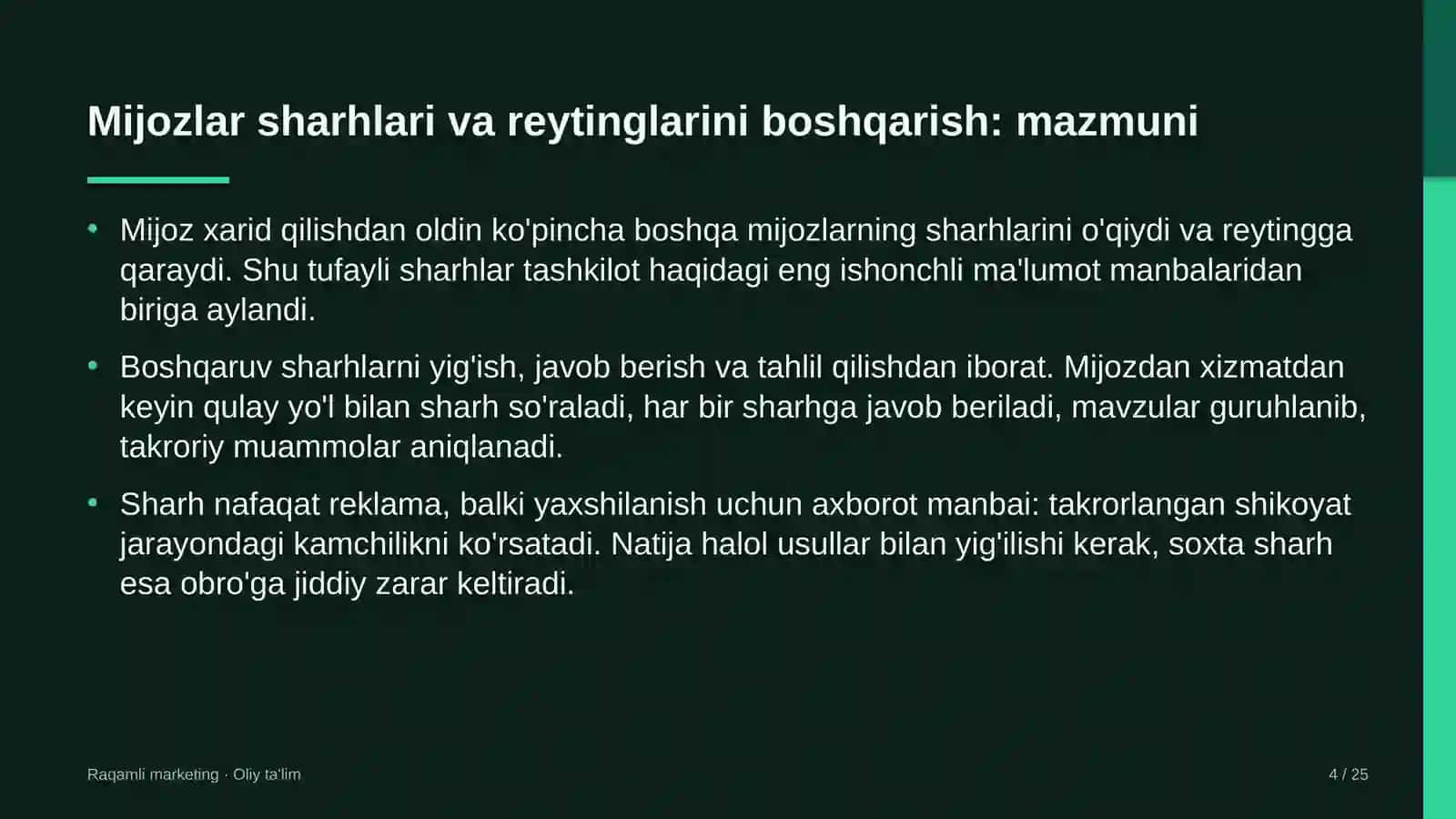 buyum bozorlarida mijozlar sharhlari va reytinglarini boshqarish 9759 4
