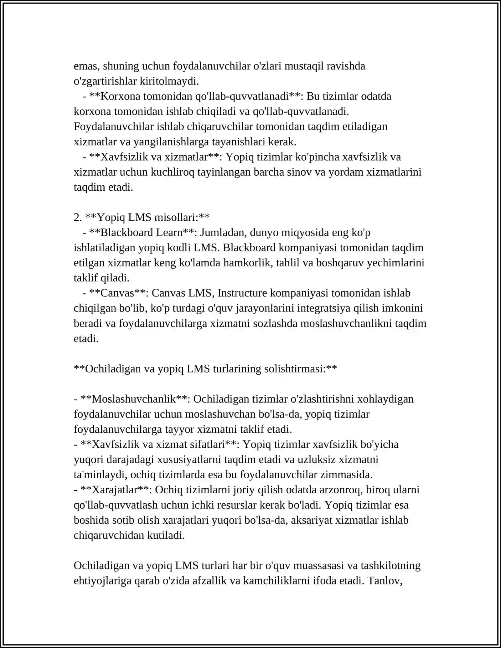 LMS PLATFORMALARI TURLARI VA VAZIFALARI 4