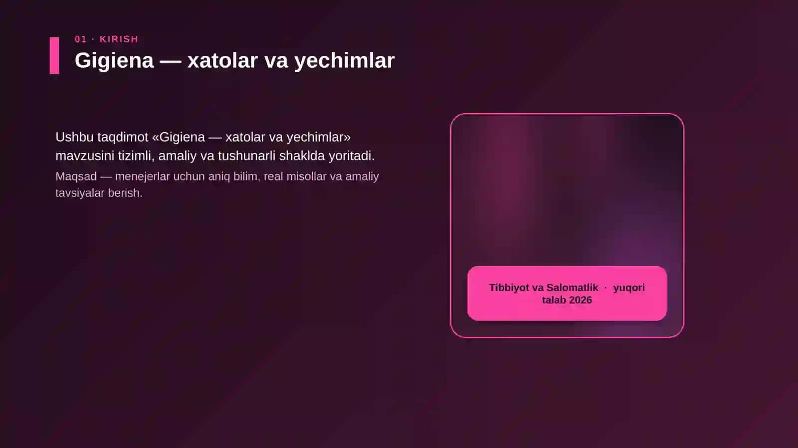 Gigiena — xatolar va yechimlar 4