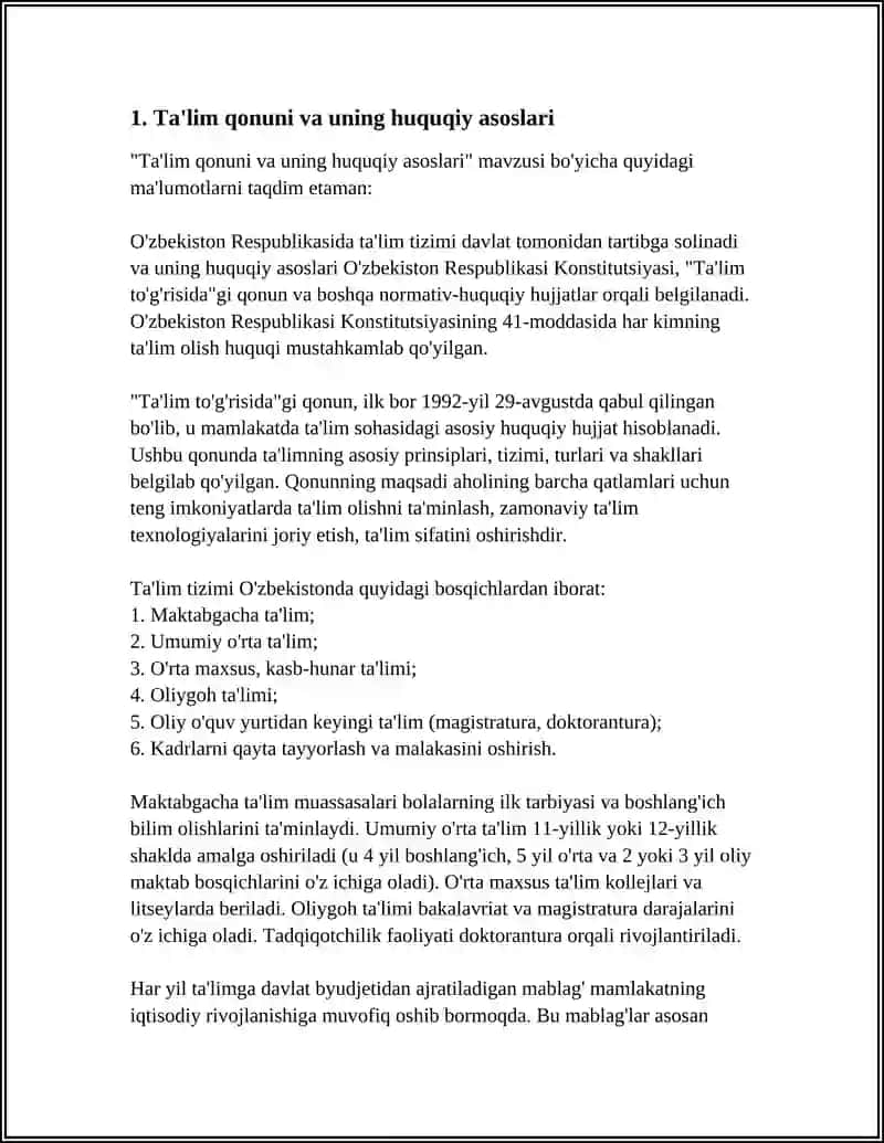 TA LIM QONUNI, QONUNIYATI VA PRINSIPLARI 4