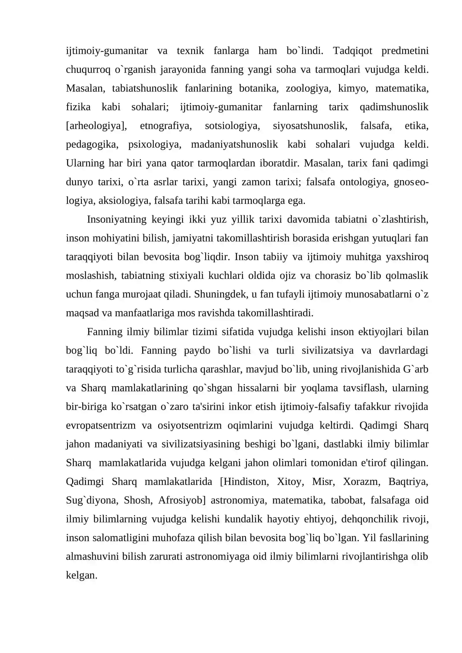 Fan falsafasi 4