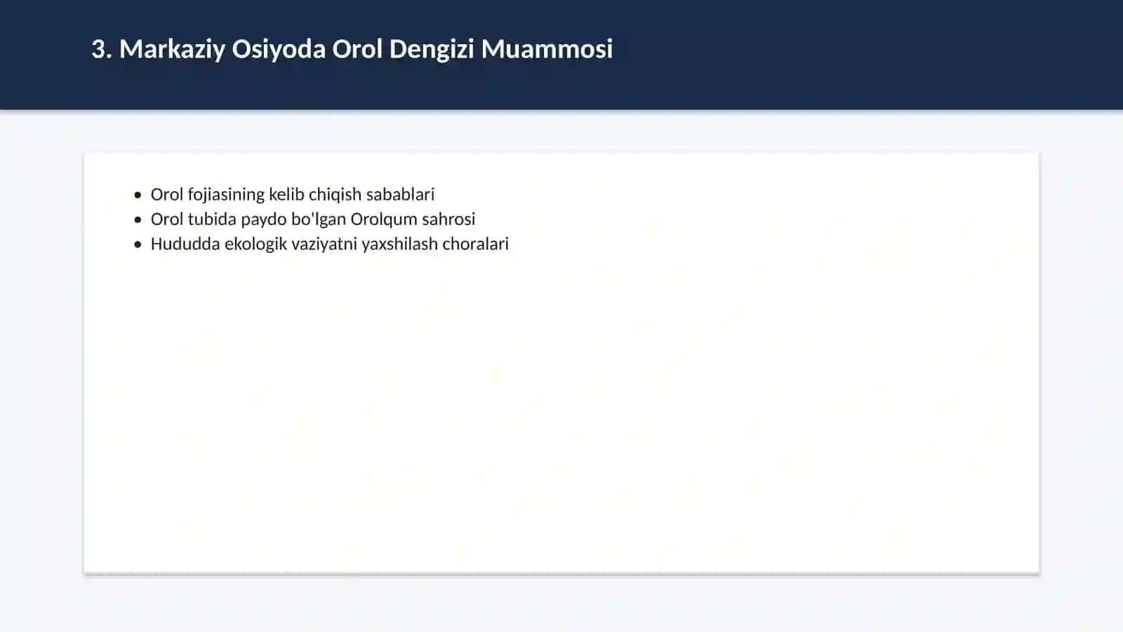 Global ekologik muammolar va yechimlar 4