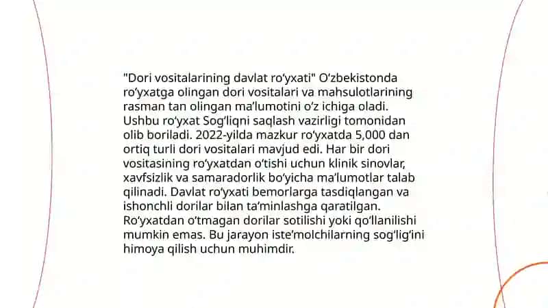 Dori vositalarini nazorat qilishda foydalaniladigan me'yoriy hujjatlar 4