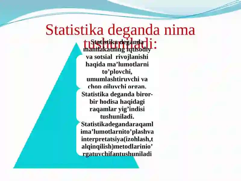 Statistikaningpaydo boʻlish tarixi 4