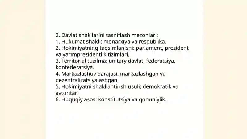 Davlat shakllari 4