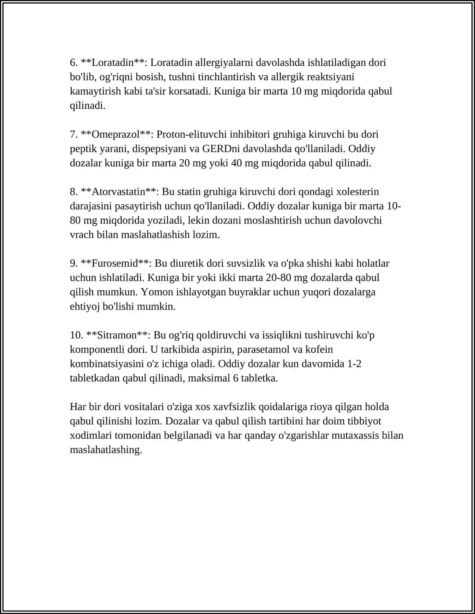 Oddiy tabletka turlari 4