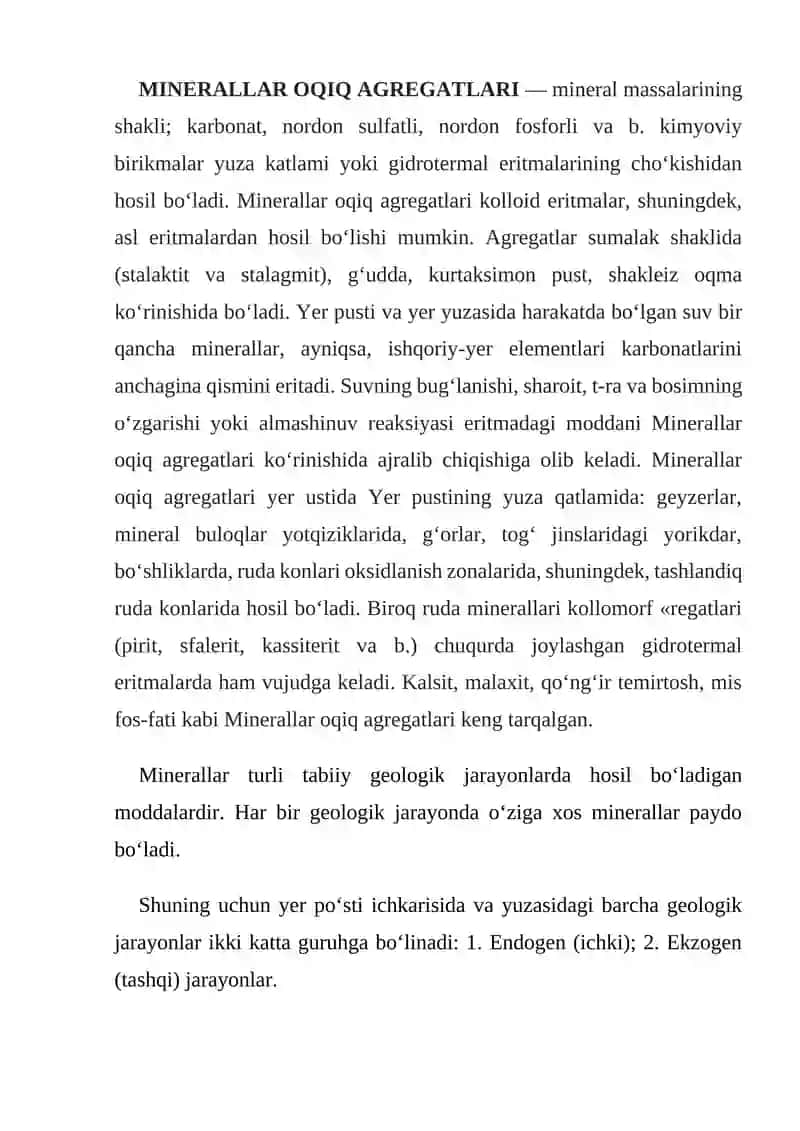 Mineral Agregatlari 4
