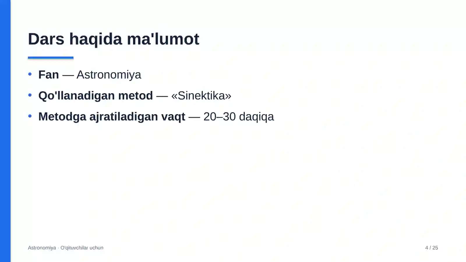 astronomiya darslarida sinektika metodidan foydalanish 8056 4