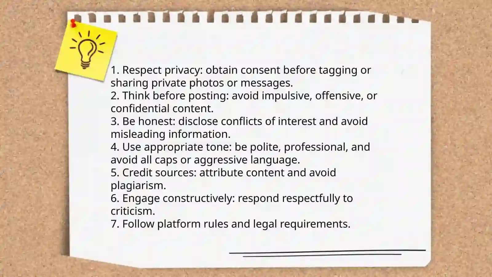 Online etiquette 4