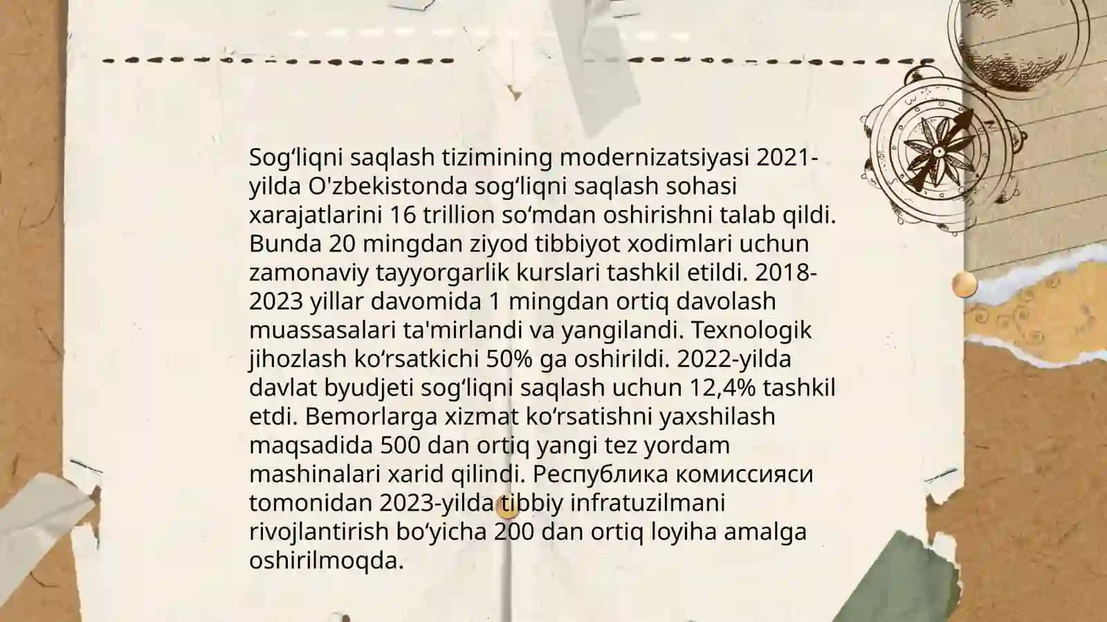 O'zbekiston Respublikasida ijtimoiy sohadagi islohotlar 4