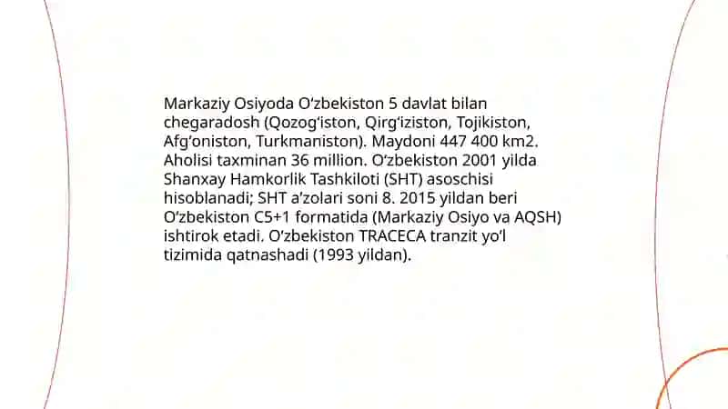 Òzbekiston va Jahon hamjamiyati 4