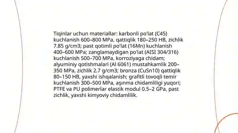 Arrali silindrlar uchun tiqinlar tayyorlash texnologiyasi 4