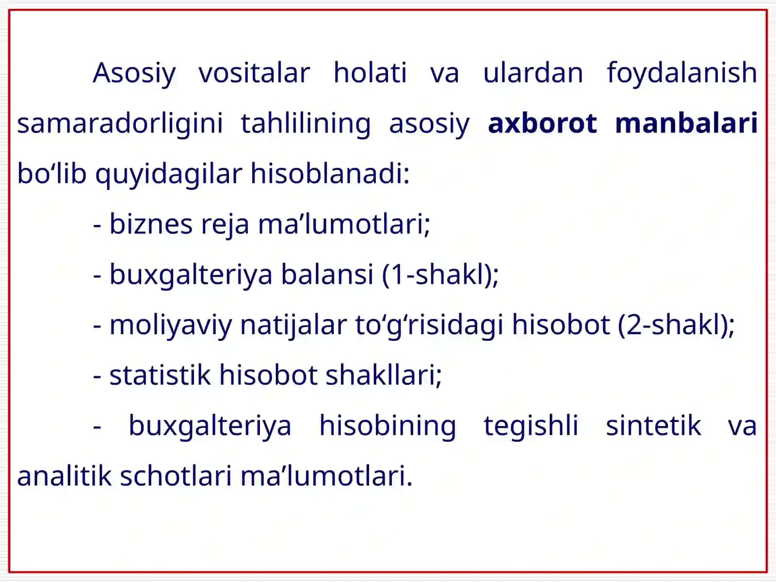 Xoʻjalik yurituvchi subyektlar asosiy vositalari 4
