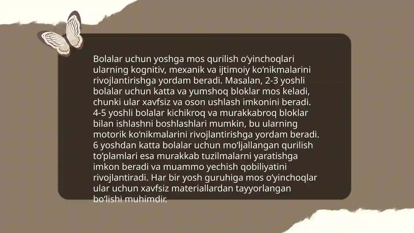 Maktabgacha talim tashkilotining turli yosh guruxlarida qurish yasashga oʻrgatish metodlari 4