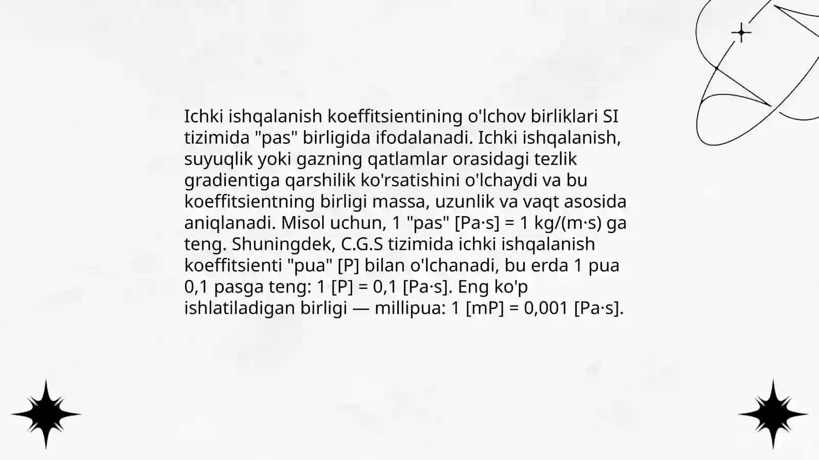 Ichki ishqalanish koeffitsientini aniqlash usullari 4