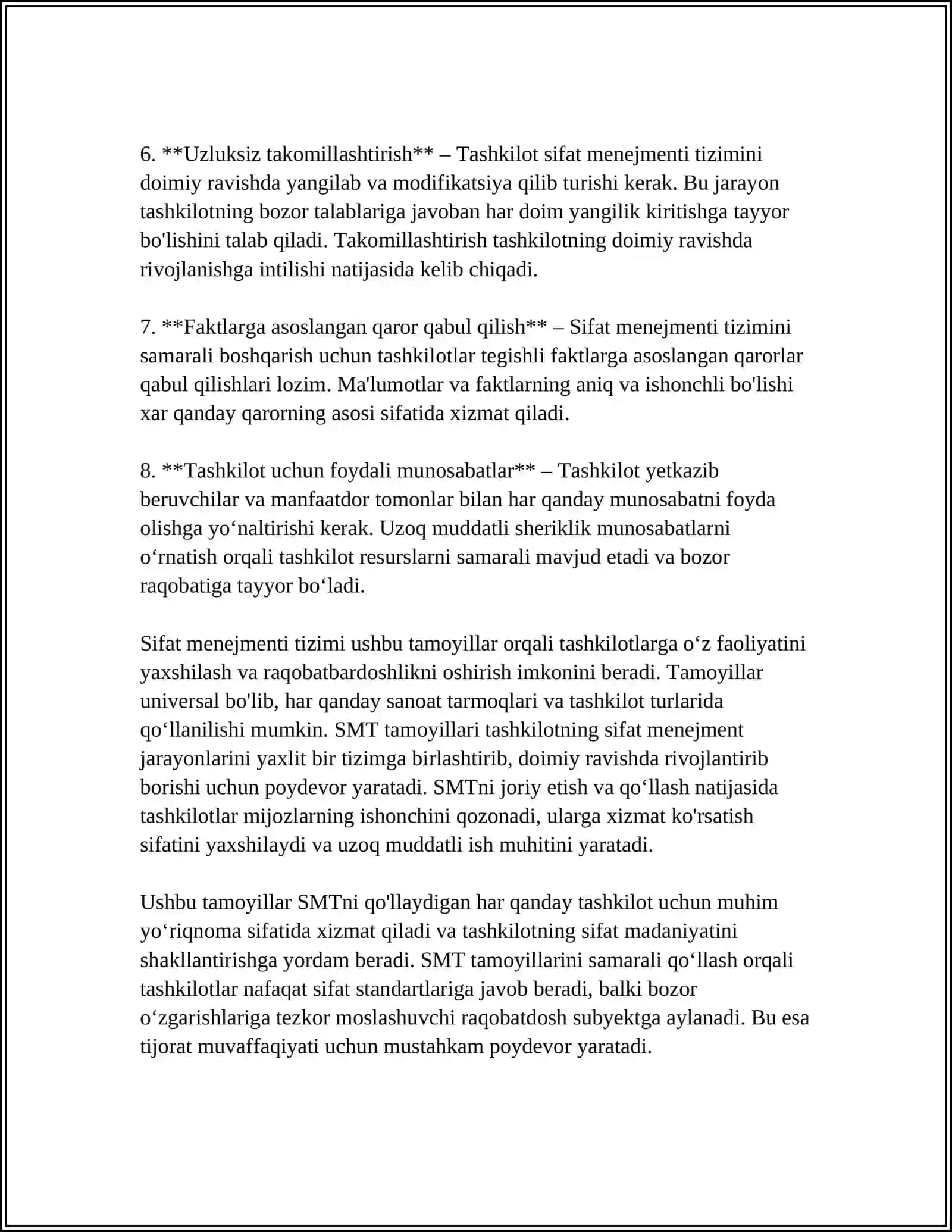 Sifat Menejmenti Tizimi 4
