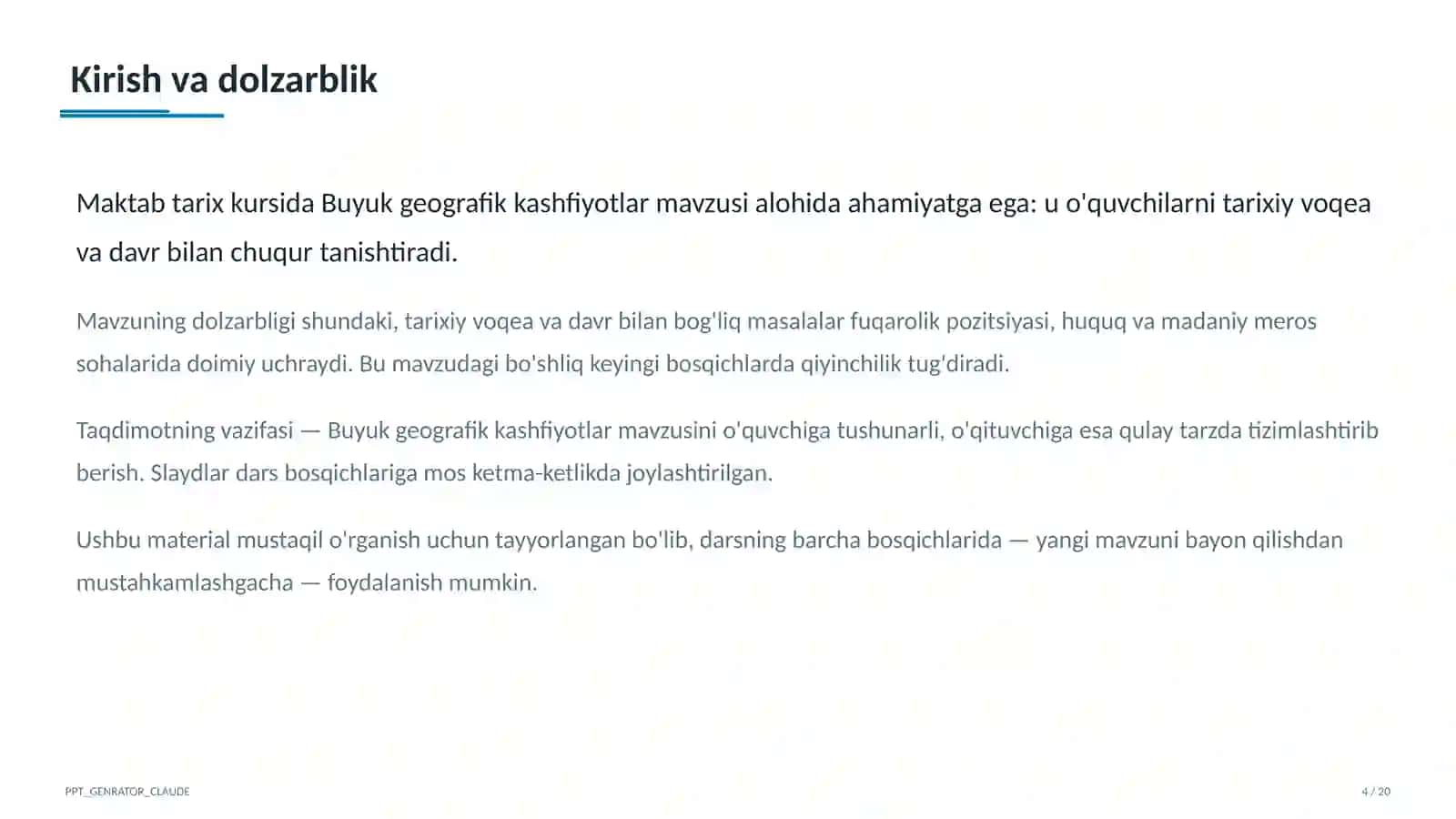 Buyuk geografik kashfiyotlar (8-sinf) 4