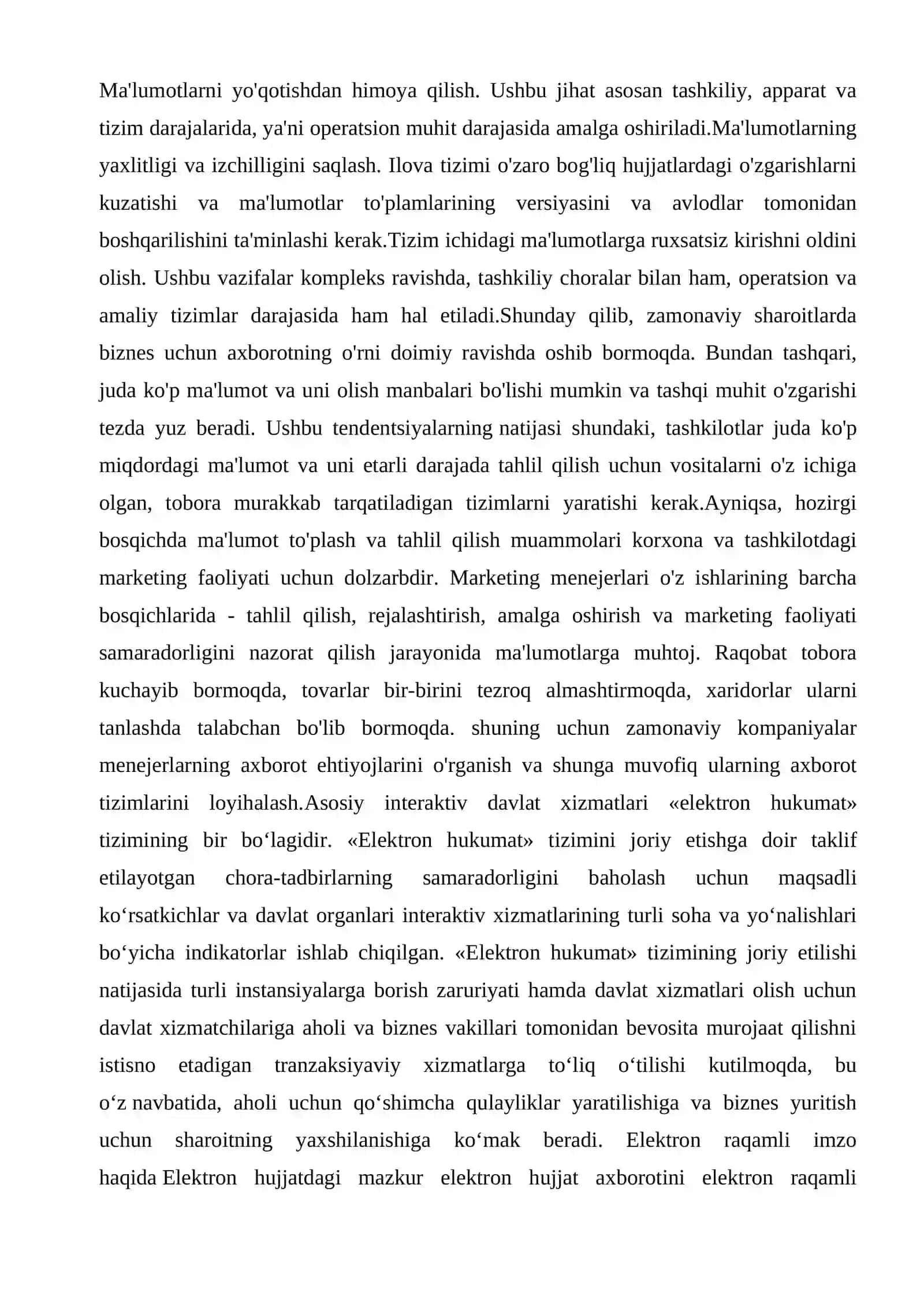 Korparativ axborot tizimlari 4