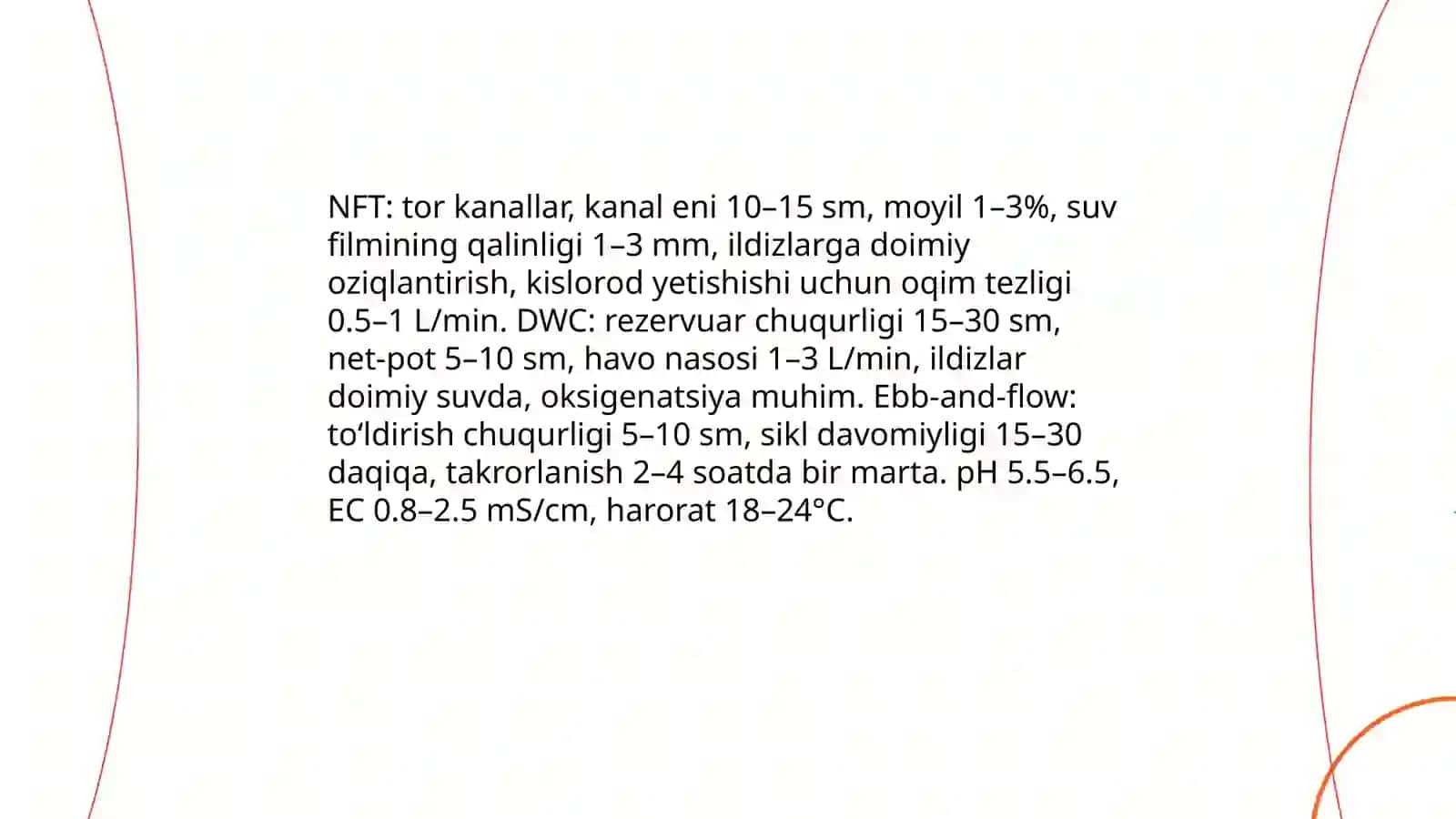 Kichik hajmli gidroponikani qoʻllash va koʻchat yetishtirish xususiyatlari 4