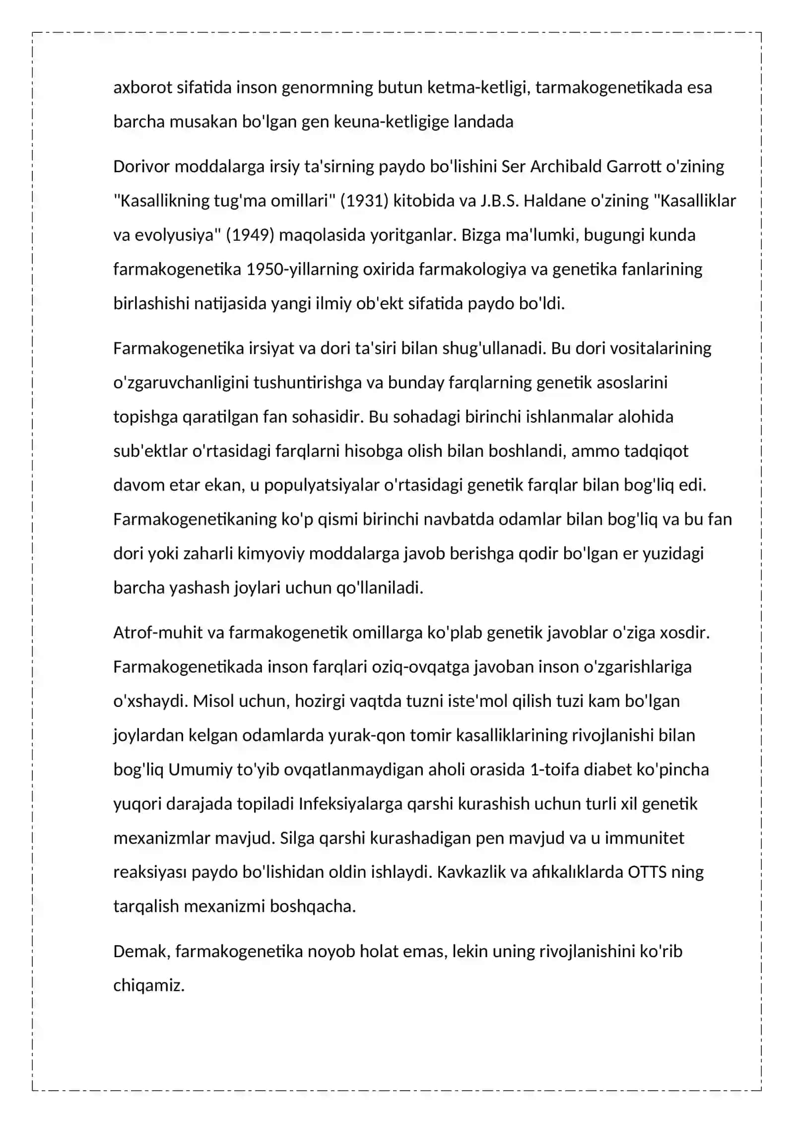 Farmokogenomika sohasidagi yutuqlar va muammolar va istiqbollar 4
