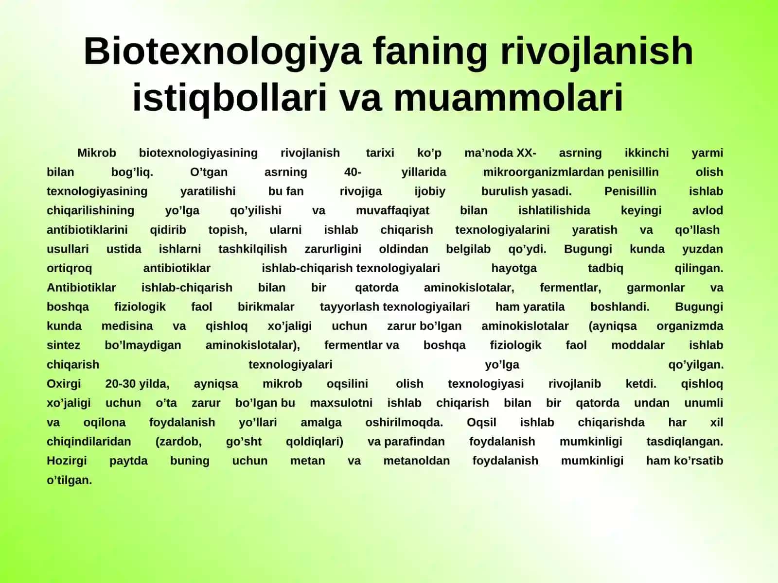 Mikrob Biotexnologiyasining Rivojlanishi Tarixi 4