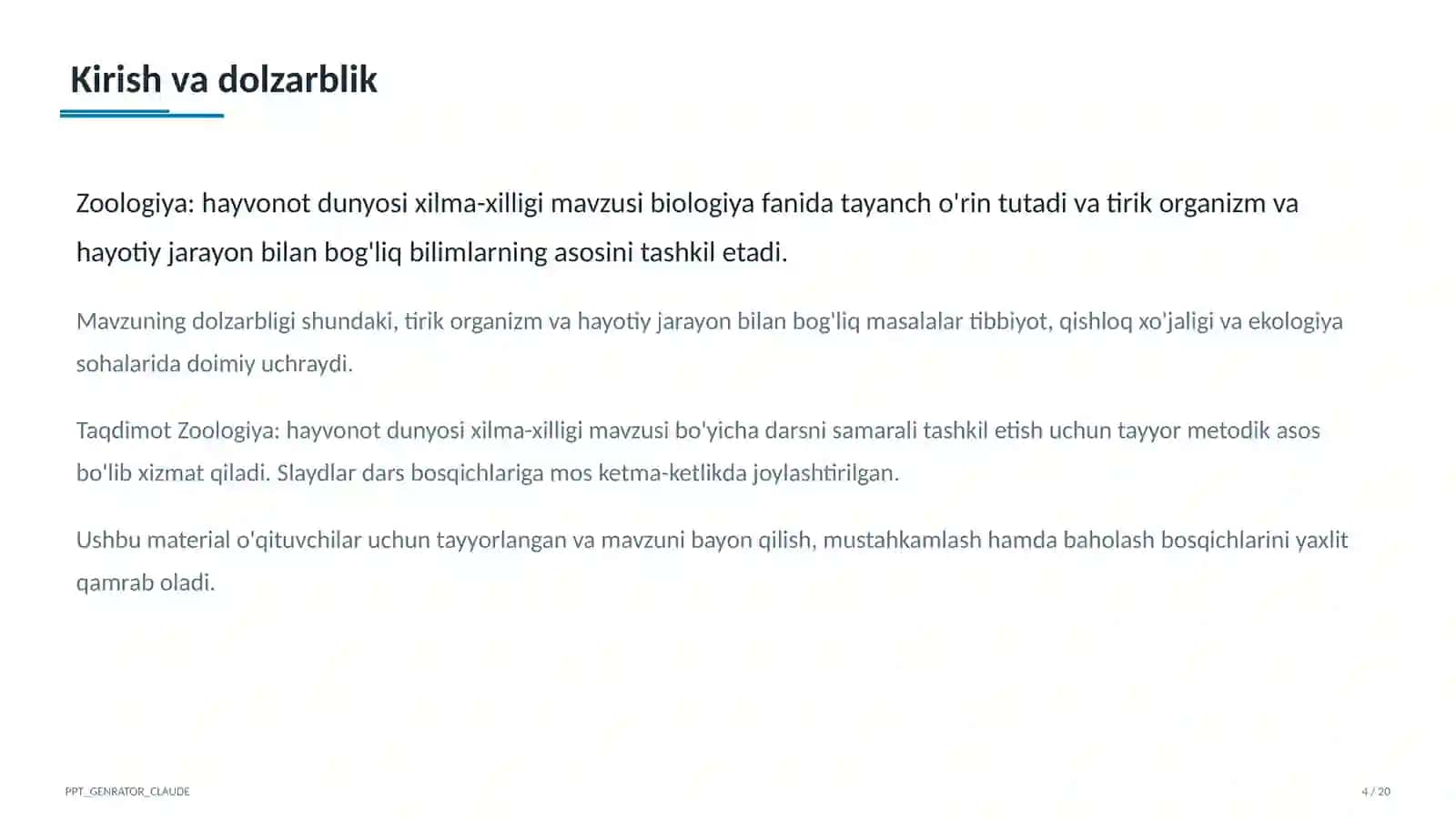 Zoologiya: hayvonot dunyosi xilma-xilligi (7-sinf) 4