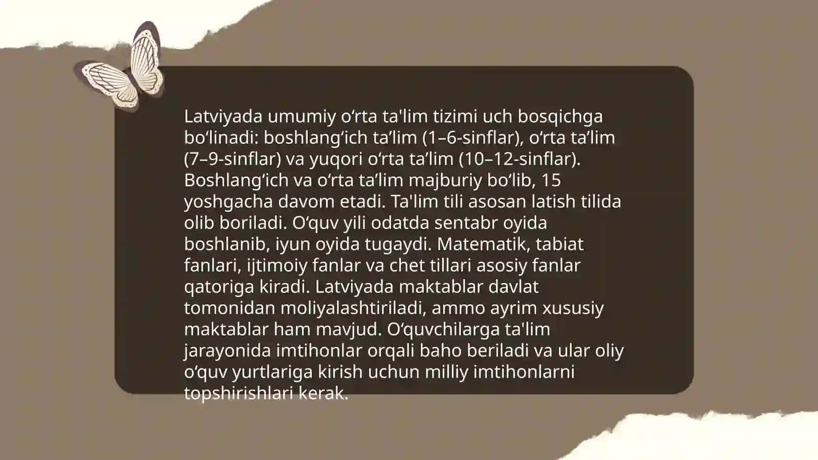 Latviyaning Davlat Ta'lim Siyosati 4
