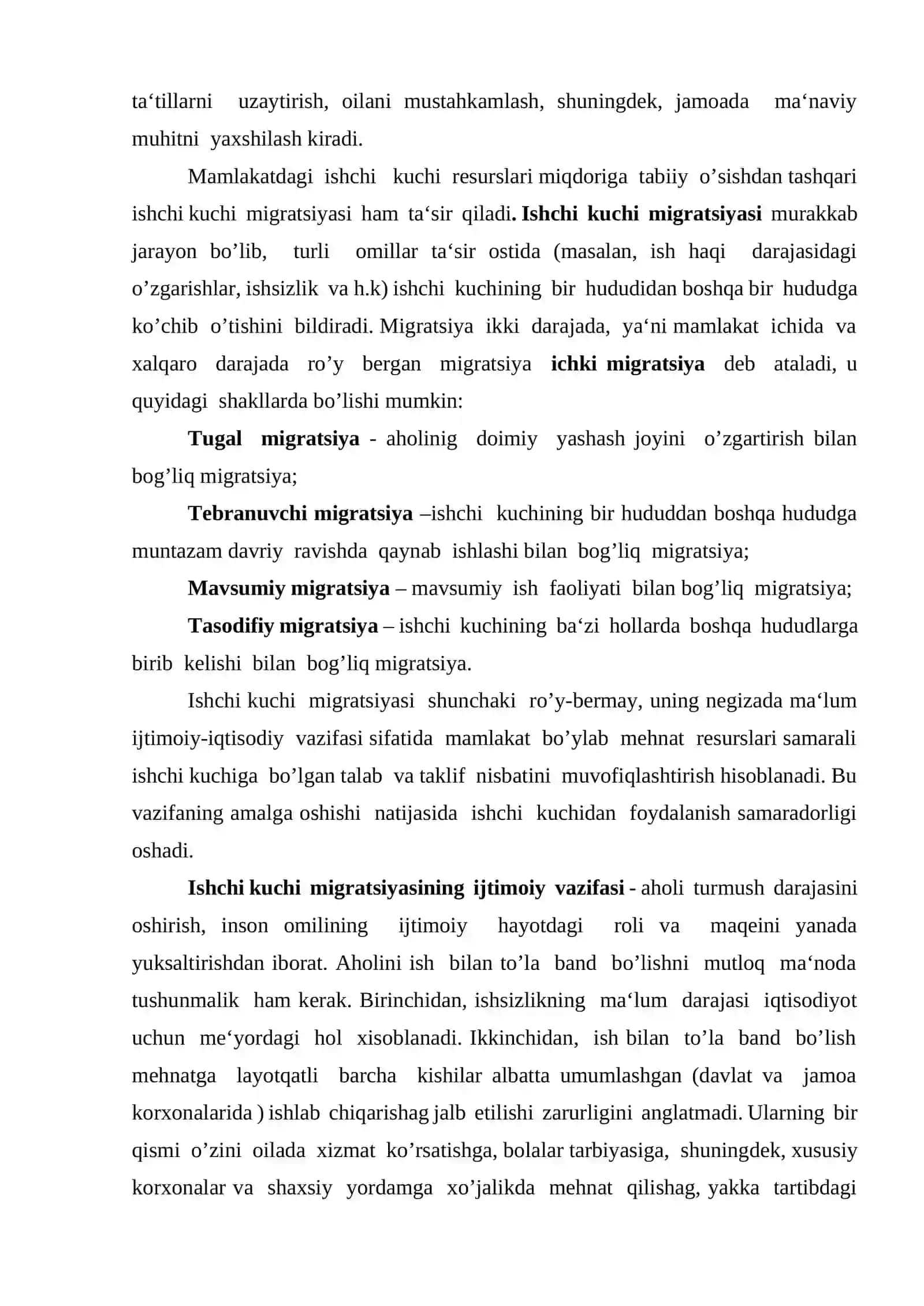 Yalpi ishchi kuchi, uning bandligi va ishsizlik 4