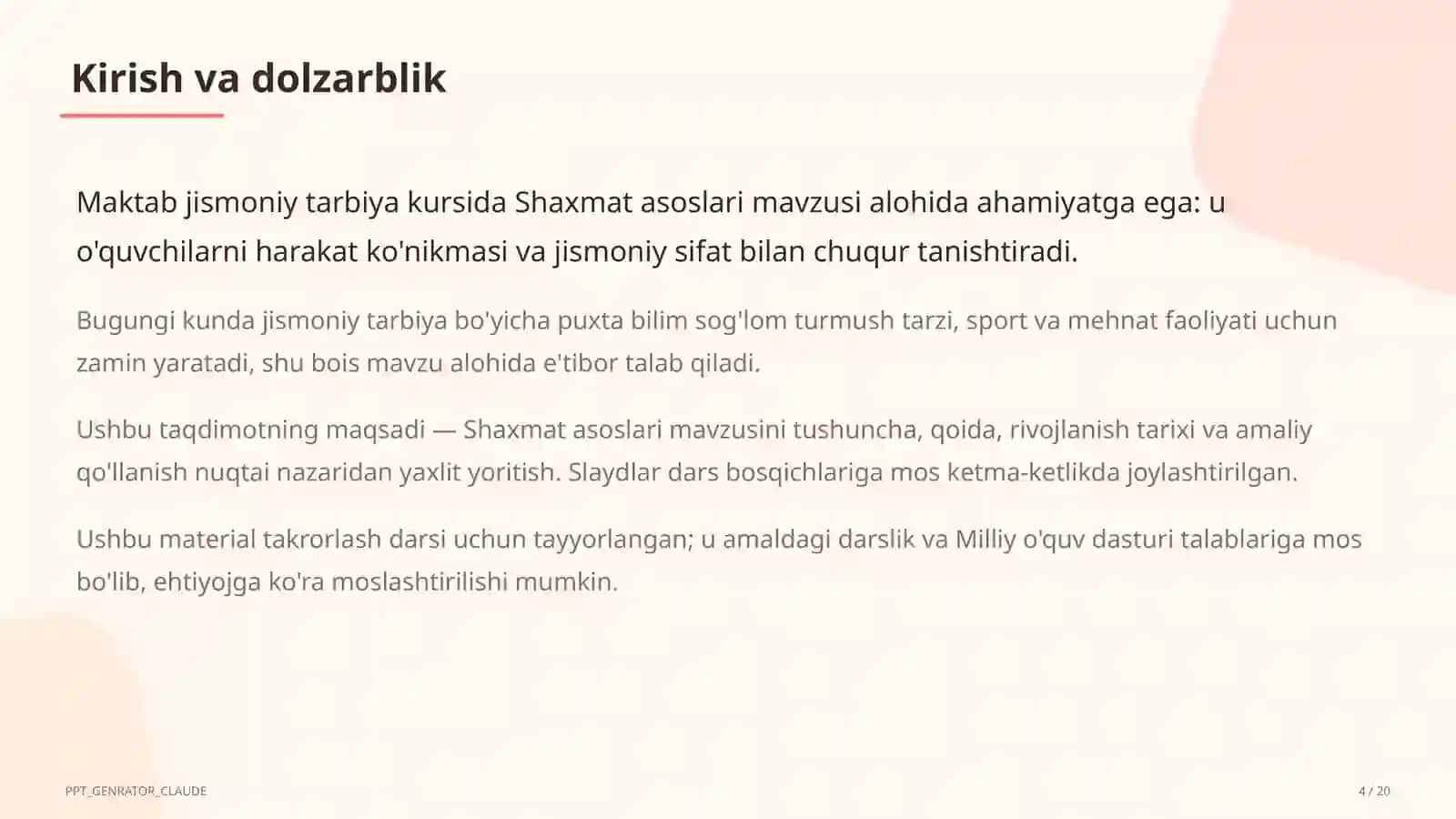 Shaxmat asoslari (4-sinf) 4