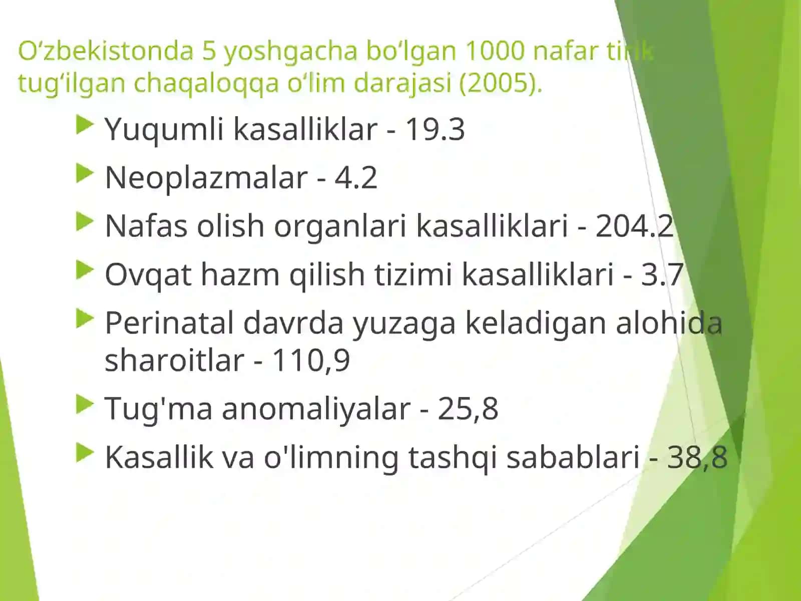 Yangi tug’ilgan chaqaloqlar va bolalar kasalliklari 4