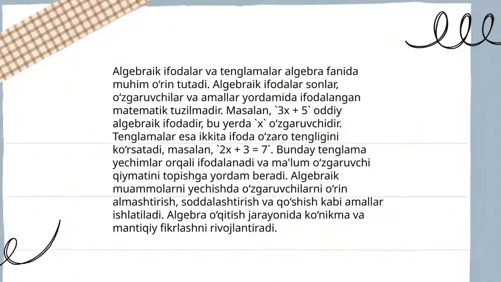 Maxsus qobilyat testlari 4