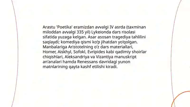 Arastu "Poetika" 4