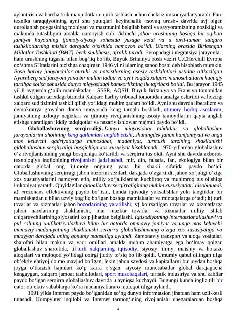 Globallashuv va Barqaror Taraqqiyot Falsafasi 4