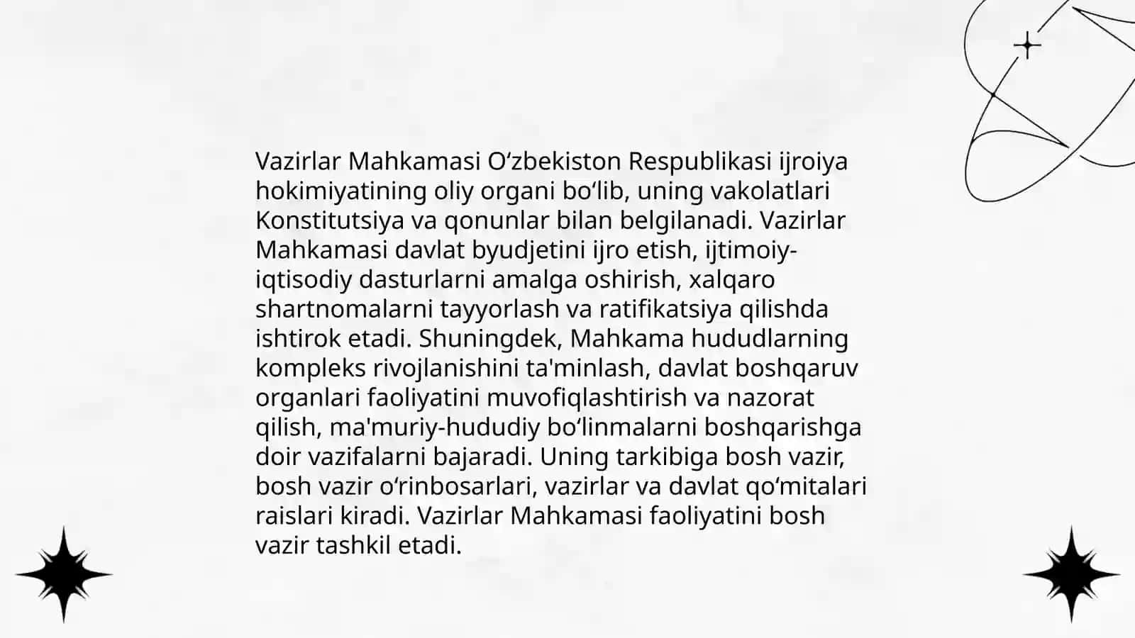 O'zbekiston Respublikasi Konstitutsiyaviy huquq fanining 4