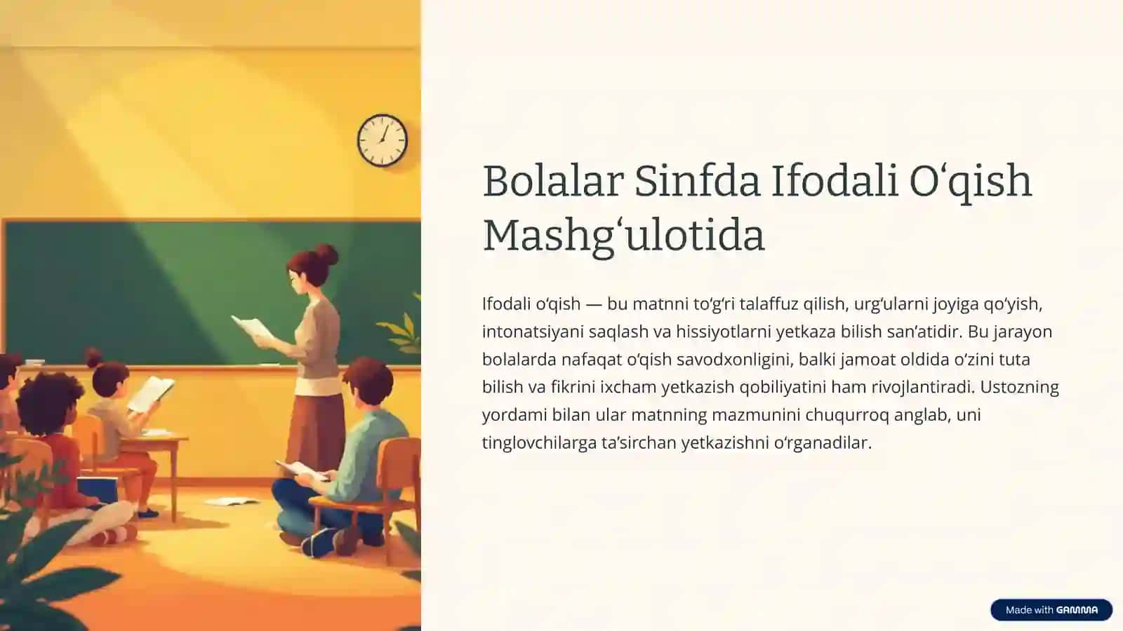 Uslubiysavodxonlikni rivojlantiruvchi topshiriqlar ishlab chiqish 4