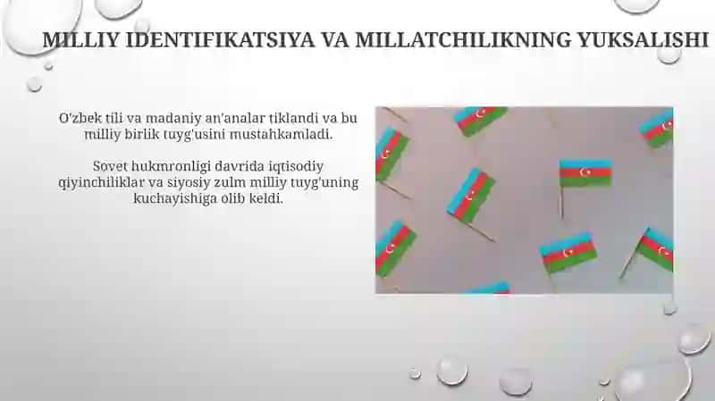 Mustaqillikka erishish arafasida Oʻzbekistondagi ijtimoiy siyosiy jarayonlar 4