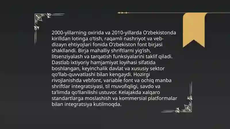 O‘zbekiston font birjasi 4