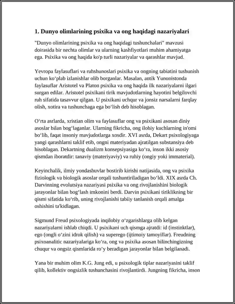 ONG VA PSIXIKANING RIVOJLANISHI 4