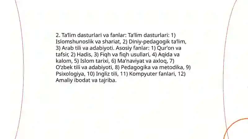 Koʻkaldosh oʻrta maxsus islom bilim yurti 4