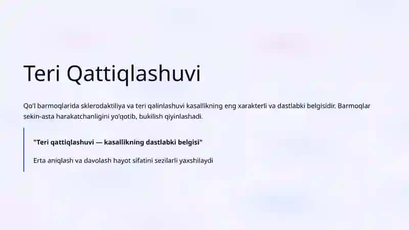 Sistemali Skleroderma: Tana va Hayotga Ta'siri 4
