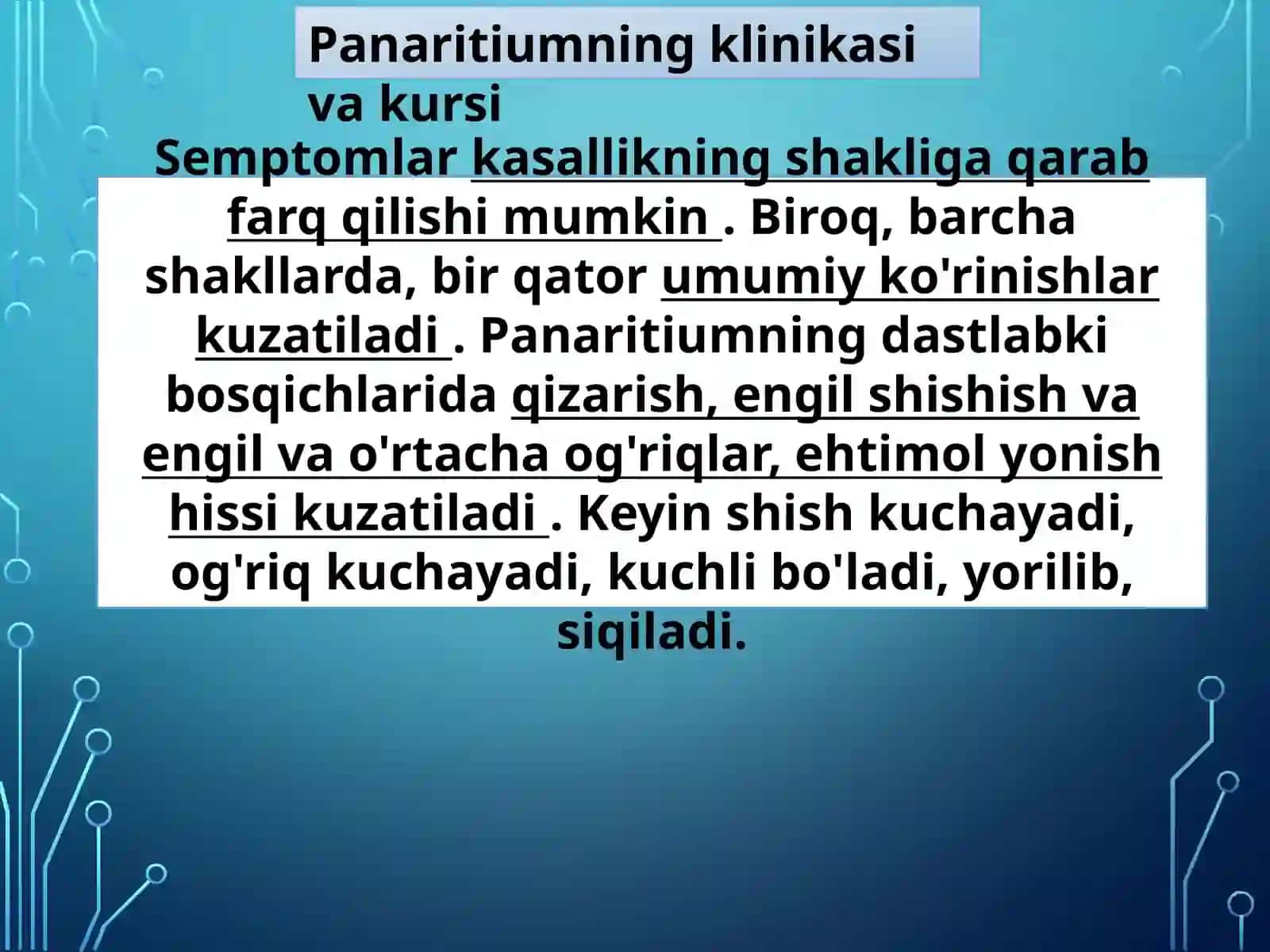 kaft  panaritium, flegmona etiologiyasi va patogenezi 4