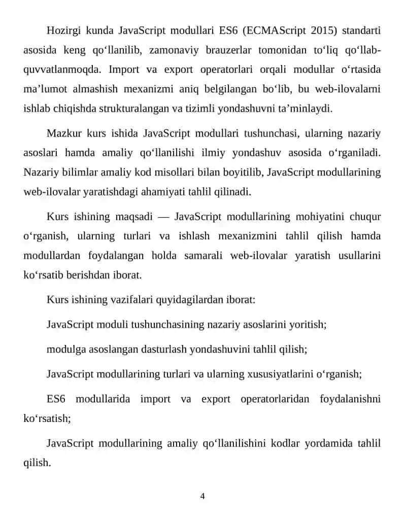 JavaScript modullar 4