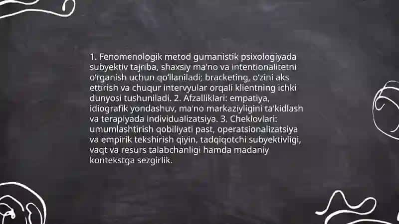 Gumanistik psixologiyada metod muammosi 4