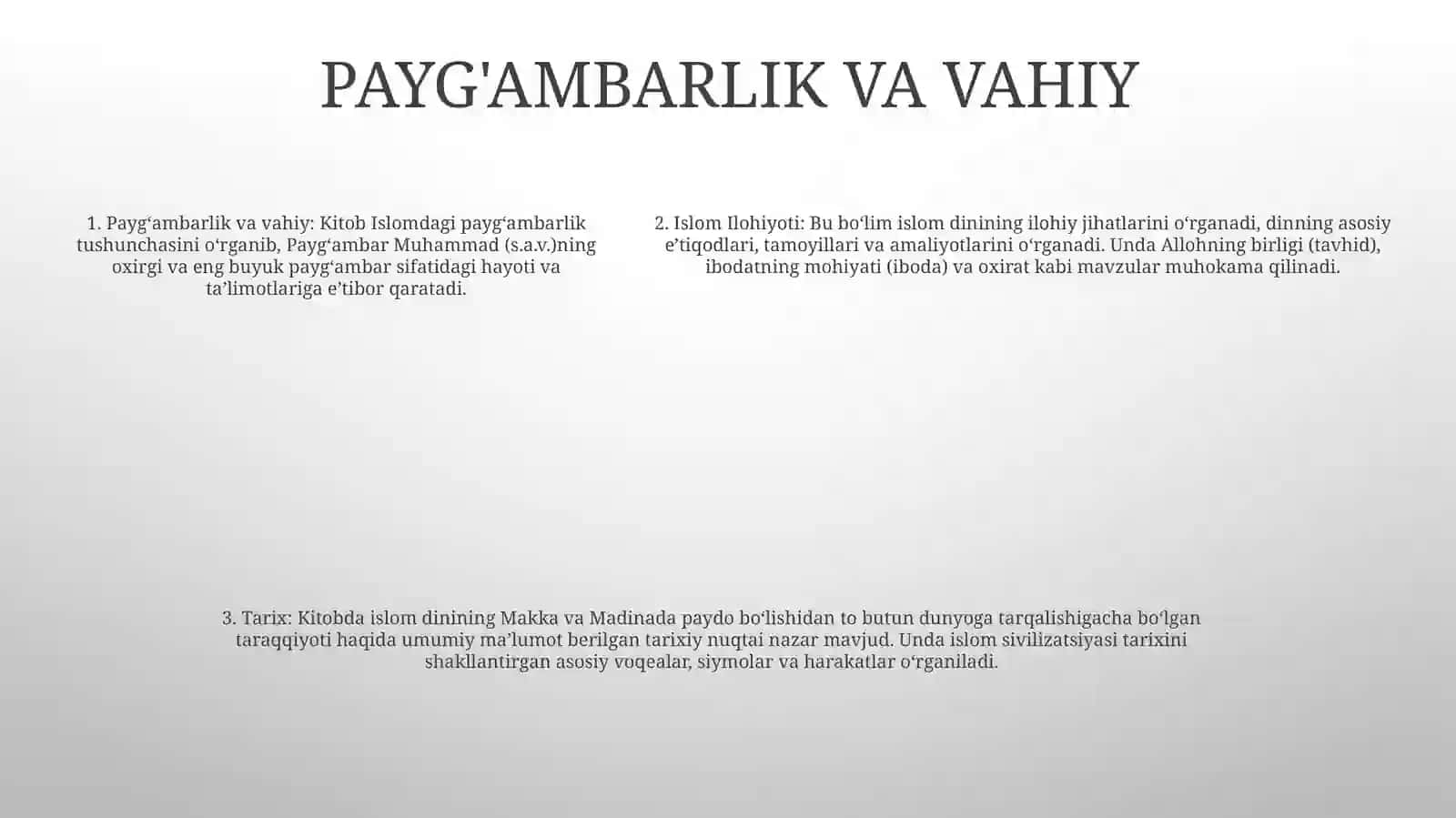 Islom Ilohiyoti Va Tarix 4
