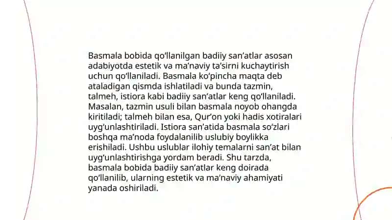 "Hayrat ul-abror" dostonidagi "basmala" bobi tahliliga oid manbalarning qiyosiy tadqiq 4