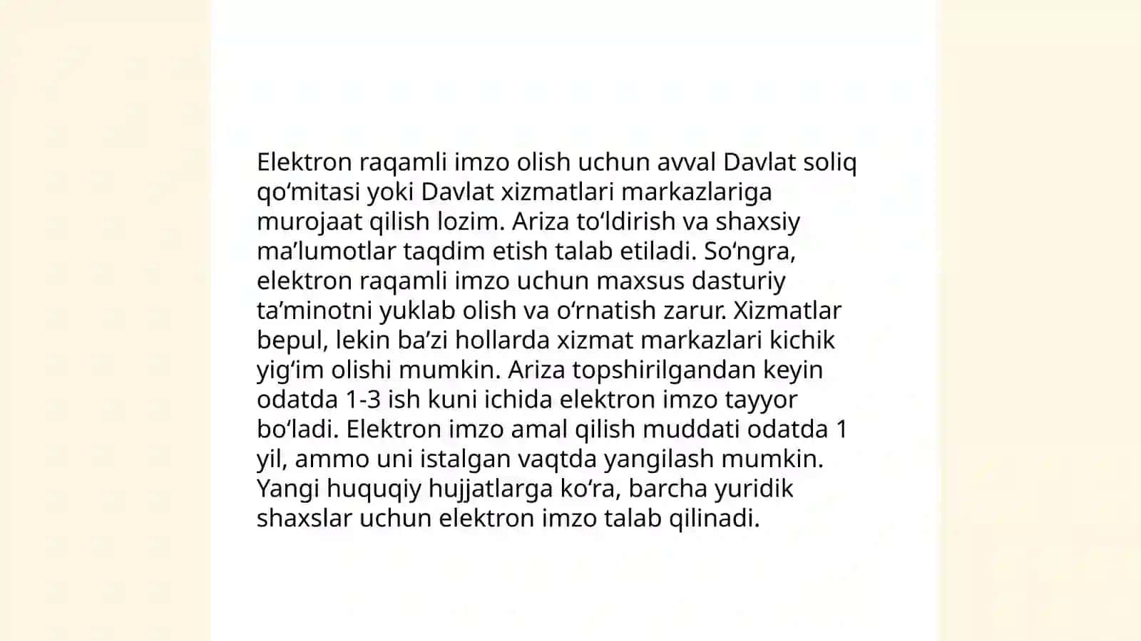 Onlayn davlat xizmatlaridan foydalanish 4