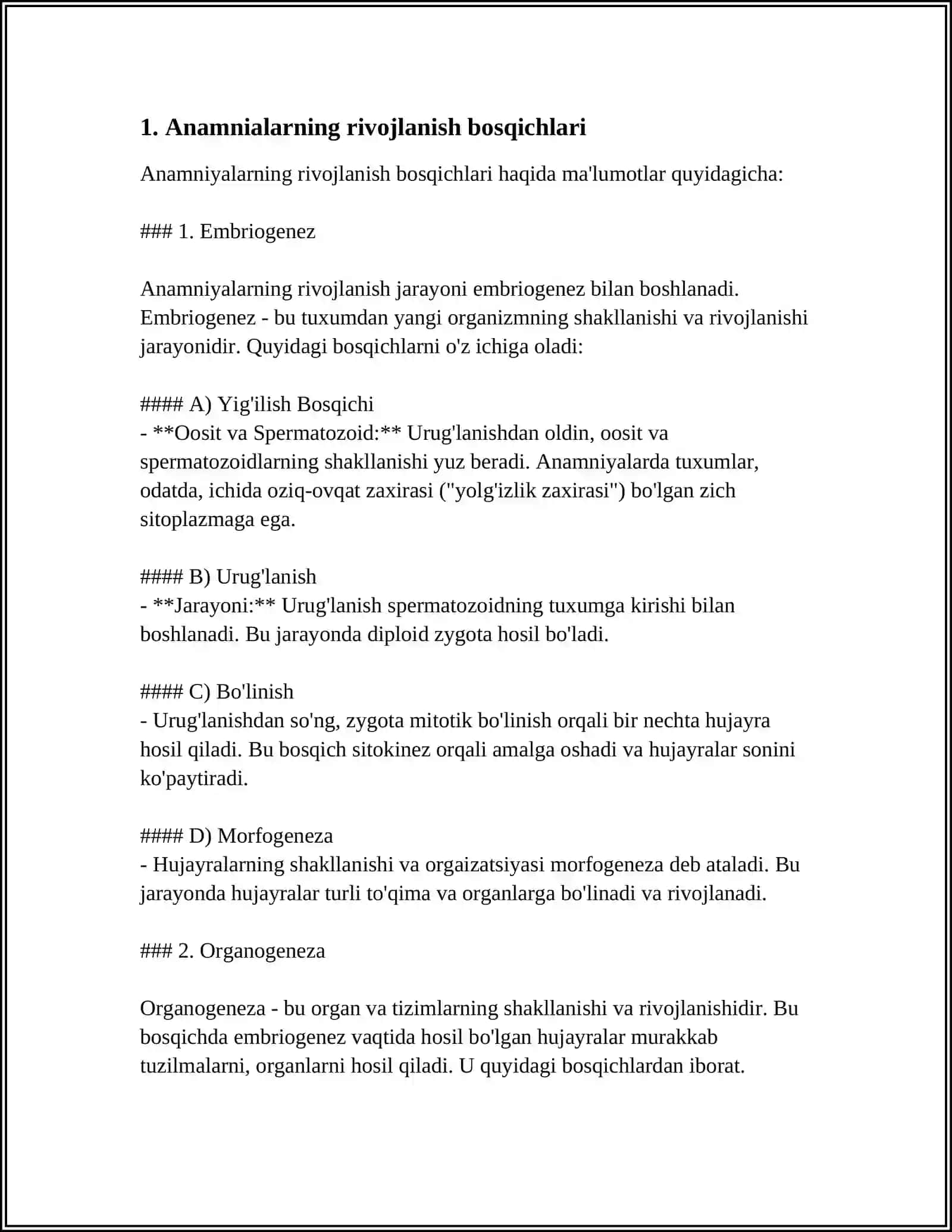 ANAMNIYA VA AMNIOTALARNING MORFOLOGIK VA FIZIOLOGIK BELGILARI. QADIMGI SUDRALIB YURUVCHILAR 4