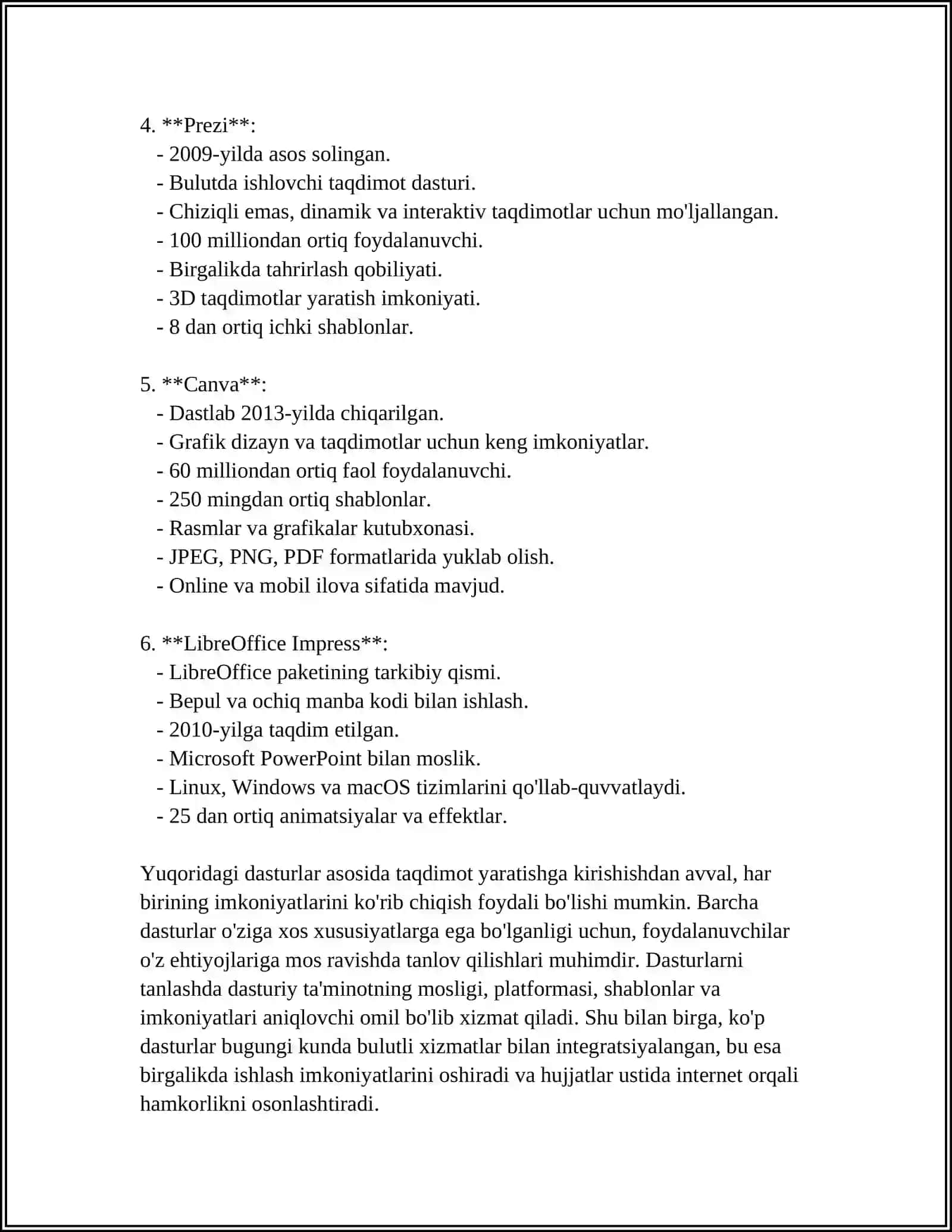 TAQDIMOTLAR YARATISH INDUSTURUMENTAL VOSITALAR 4