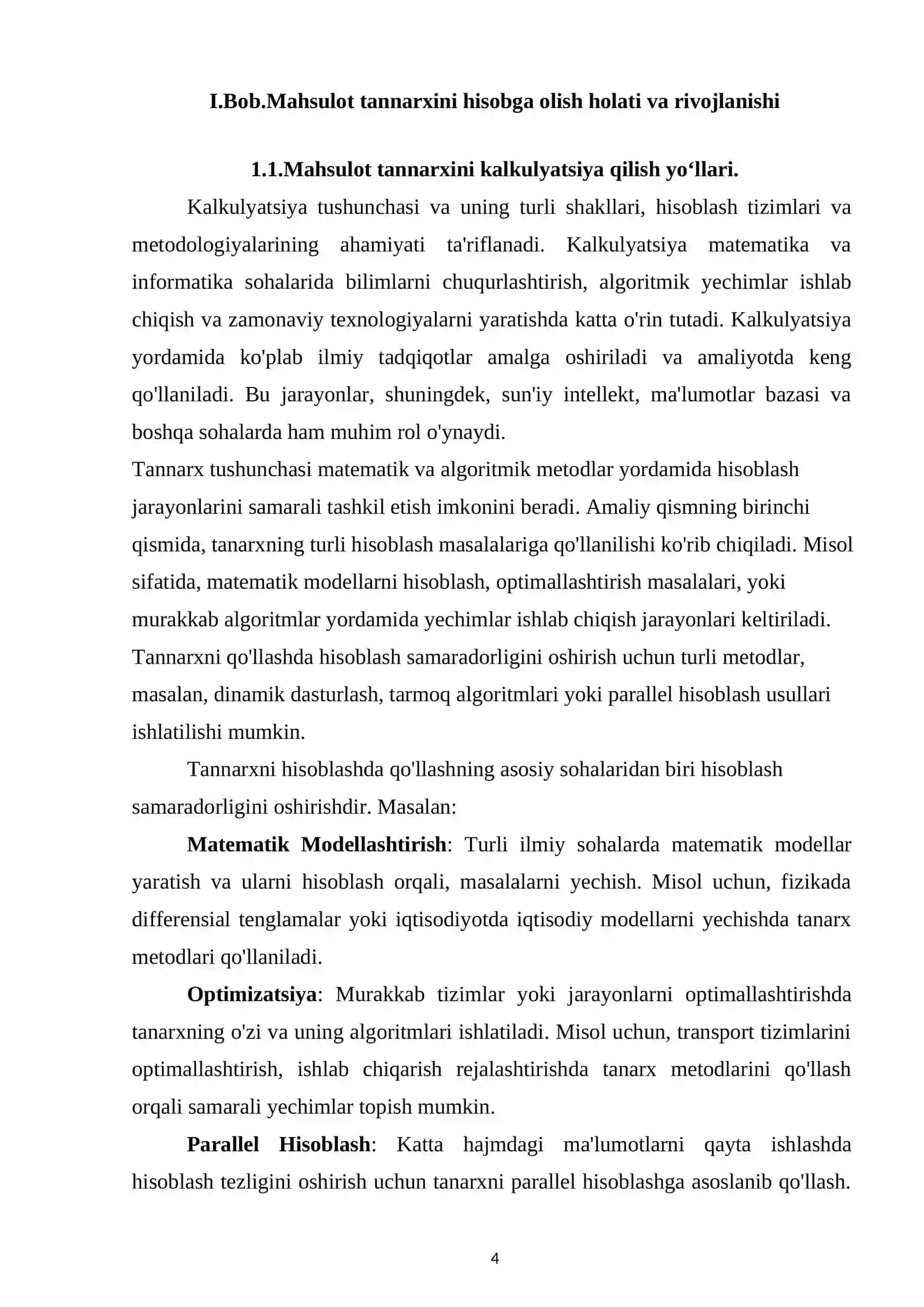 Mahsulot tannarxini kalkulyatsiya qilisning jarayonli usuli 4
