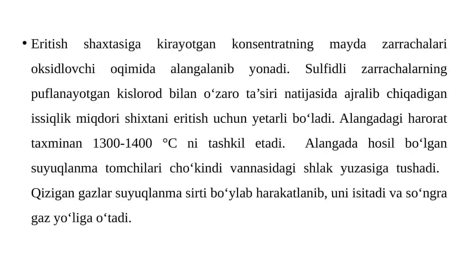 Muallaq holatdagi sil orodyor damida eritish 4